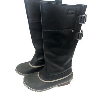 Sorel Slimpback Riding II Boots Leather Waterproof